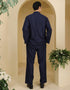 BAJU MELAYU ANDRE (NAVY BLUE)